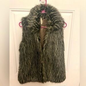 Faux fur vest